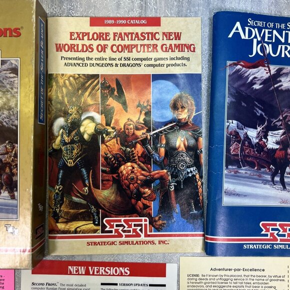 Advanced Dungeons & Dragons: Secret of the Silver Blades 1990 Tandy PC Big Box - Picture 8 of 16